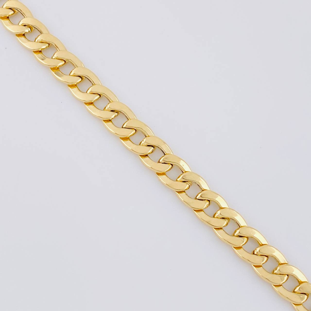 Pulso Cubano 7g / 7 3/4 in / 6.4mm Oro Amarillo 18K