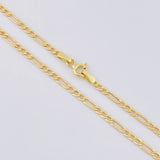 Cadena Figaro 2.1g / 24 in / 2.2mm Oro Amarillo 18K