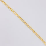 Cadena Figaro 2.8g / 24 in / 2.2mm Oro Amarillo 18K