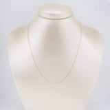 Flat Mariner Chain 1.15g / 16 in / 1.2mm Three Golds 18K