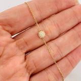 Bracelet Classic Link Dense 1.6g / 6 3/4 in - 7 3/4 in / 1mm 18K Yellow Gold