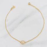 Bracelet Classic Link Dense 1.6g / 6 3/4 in - 7 3/4 in / 1mm 18K Yellow Gold