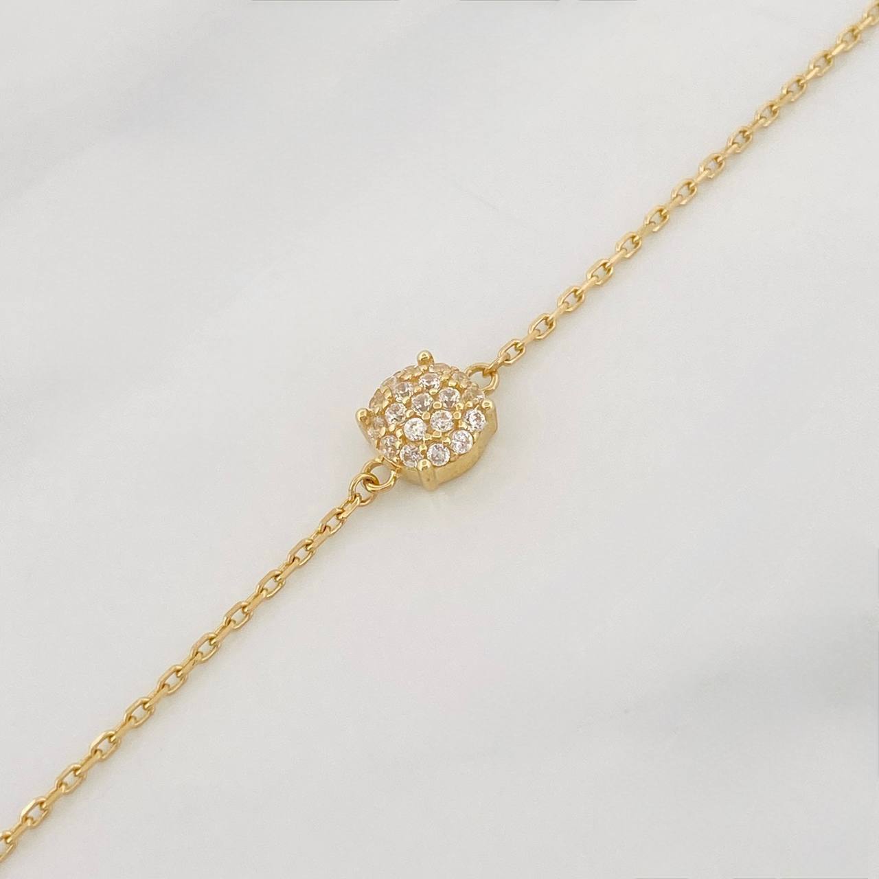 Bracelet Classic Link Dense 1.6g / 6 3/4 in - 7 3/4 in / 1mm 18K Yellow Gold