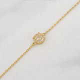 Bracelet Classic Link Dense 1.6g / 6 3/4 in - 7 3/4 in / 1mm 18K Yellow Gold
