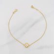 Pulso Modulable Aro Seguido Halo 2g / 6 3/4 in - 7 3/4 in / 1mm Oro Amarillo 18K