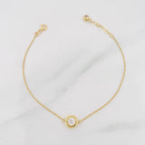 Pulso Modulable Aro Seguido Halo 2g / 6 3/4 in - 7 3/4 in / 1mm Oro Amarillo 18K