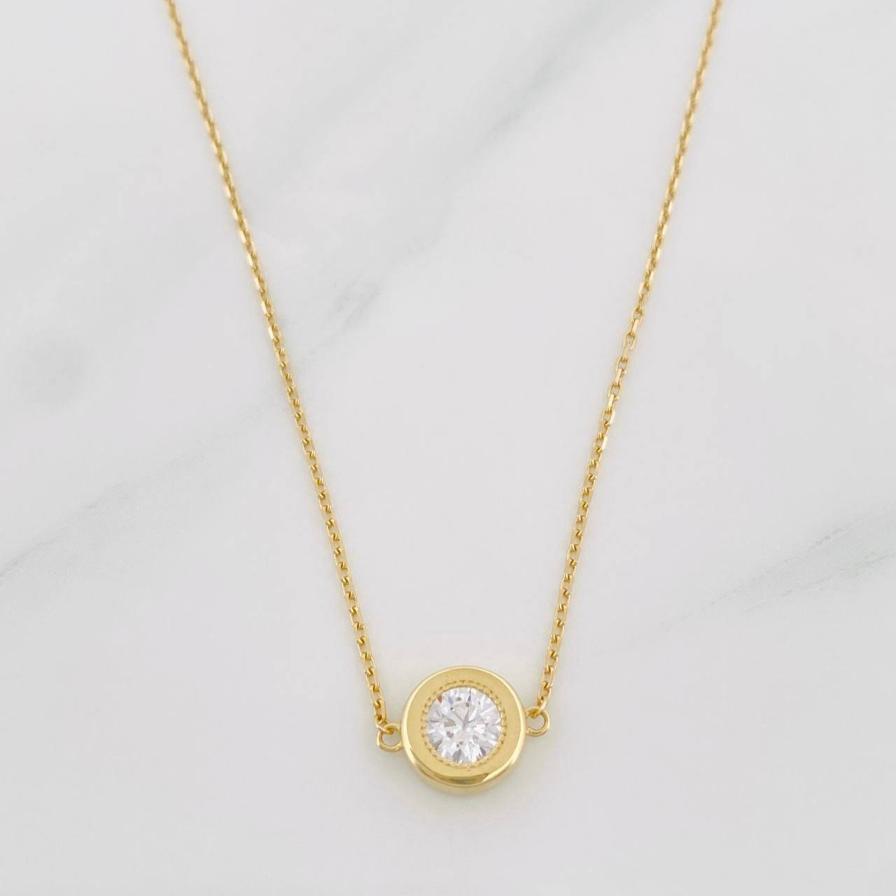 Pulso Modulable Aro Seguido Halo 2g / 6 3/4 in - 7 3/4 in / 1mm Oro Amarillo 18K