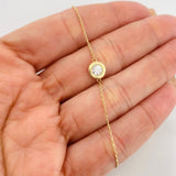 Pulso Modulable Aro Seguido Halo 2g / 6 3/4 in - 7 3/4 in / 1mm Oro Amarillo 18K