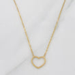 Cadena Aro Seguido Corazón 1.25g / 16 in / 1.4mm Oro Amarillo 18K