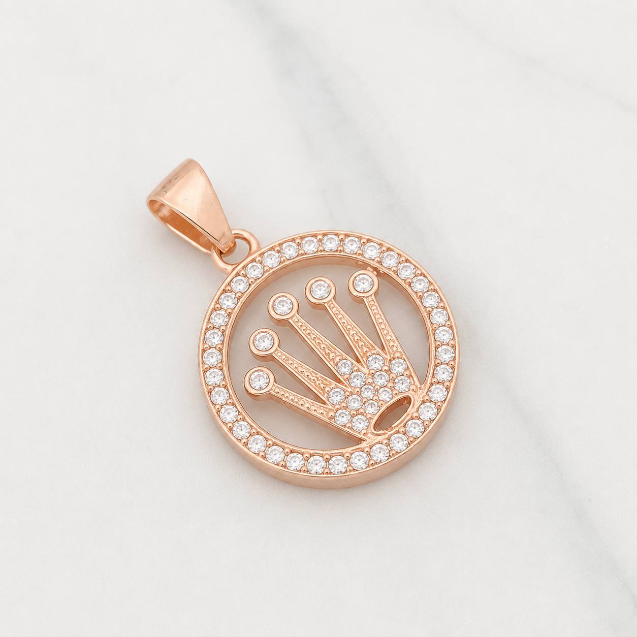 Charm Crown 5.3g / 1 1/4 in 18K Rose Gold