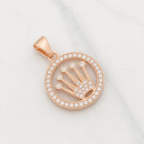 Charm Crown 5.3g / 1 1/4 in 18K Rose Gold