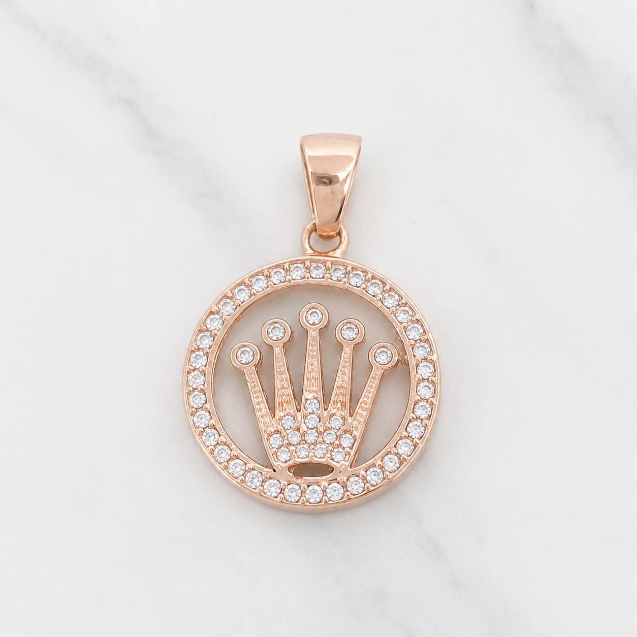 Charm Crown 5.3g / 1 1/4 in 18K Rose Gold