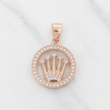 Charm Crown 5.3g / 1 1/4 in 18K Rose Gold