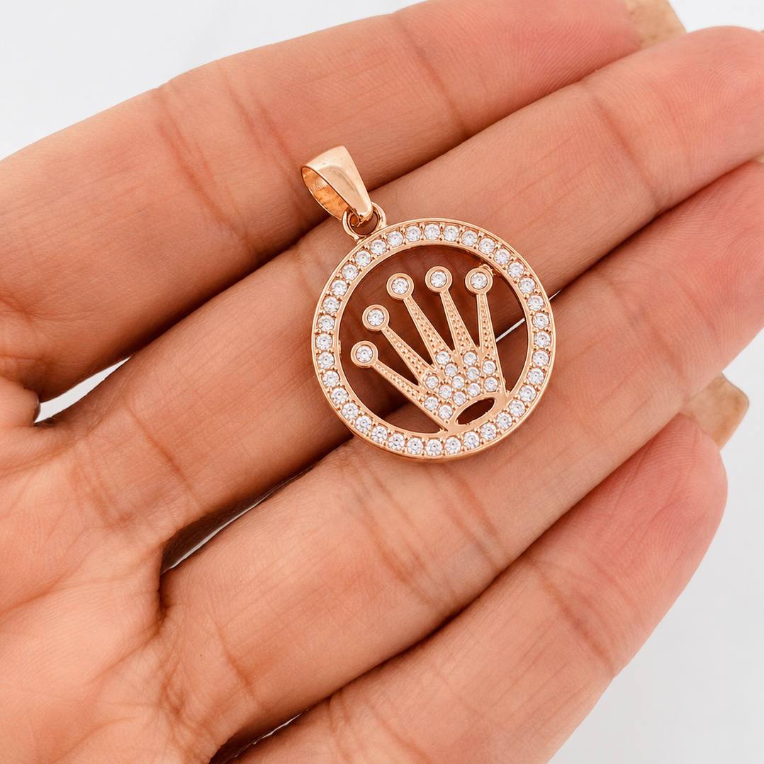 Charm Crown 5.3g / 1 1/4 in 18K Rose Gold
