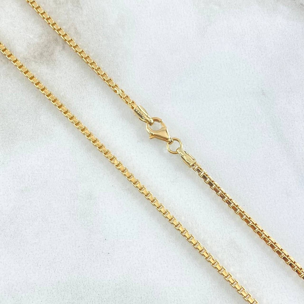 Venetian Chain Cubic 5.35gr / 50cm / 1.8mm Yellow Gold +3 18K