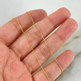 Venetian Chain 1.3gr / 45cm / 0.7mm Yellow Gold +3
