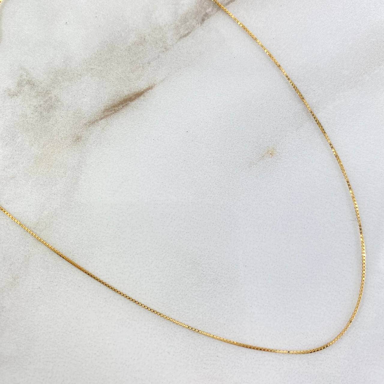 Venetian Chain 1.3gr / 45cm / 0.7mm Yellow Gold +3