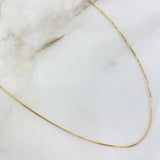 Venetian Chain 1.3gr / 45cm / 0.7mm Yellow Gold +3