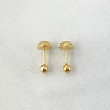 Topos Bola 0.45gr / 3mm Lisa Oro Amarillo 18K