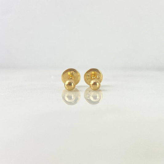 Topos Bola 0.4gr / 3mm Oro Amarillo 18K ©