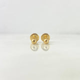 Topos Bola 0.45gr / 3mm Lisa Oro Amarillo 18K