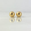 Topos Bola Lisa 0.85gr / 8mm Oro Amarillo 18K *