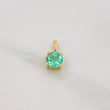 Pendant Emerald Circle 53pts 0.5g / 1/2 in Yellow Gold 18K