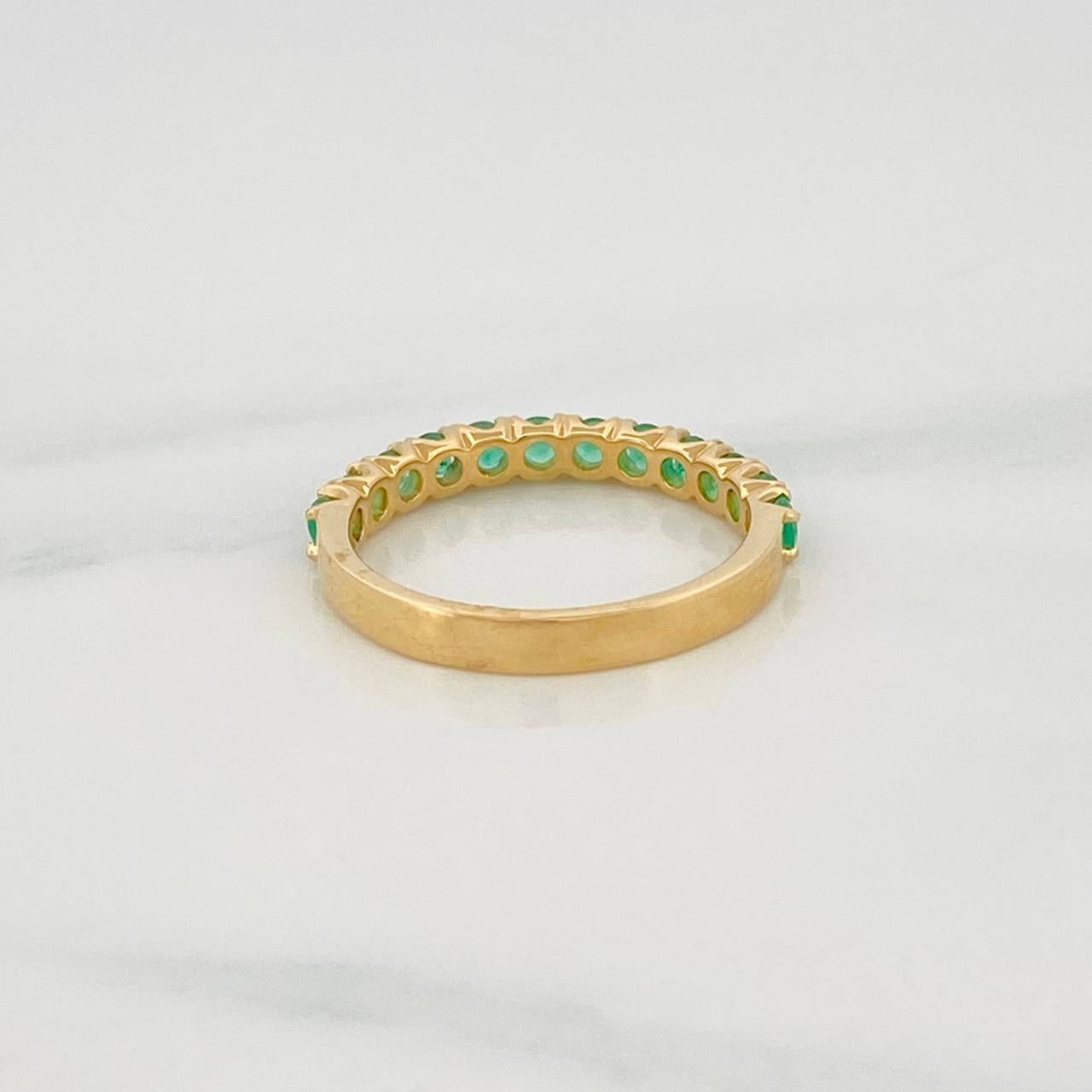 Churumbela Ring Emeralds 64pts 2.45g / T6 1/2 Yellow Gold 18K