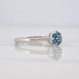 Flower Ring Diamonds 17pts Diamonds 17pts 1.8g / T6 White Gold 18K
