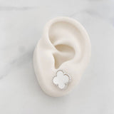 Clover Stud Earrings 3.1g / in / 13.86mm Silver 925