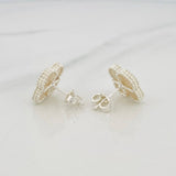 Clover Stud Earrings 3.1g / in / 13.86mm Silver 925