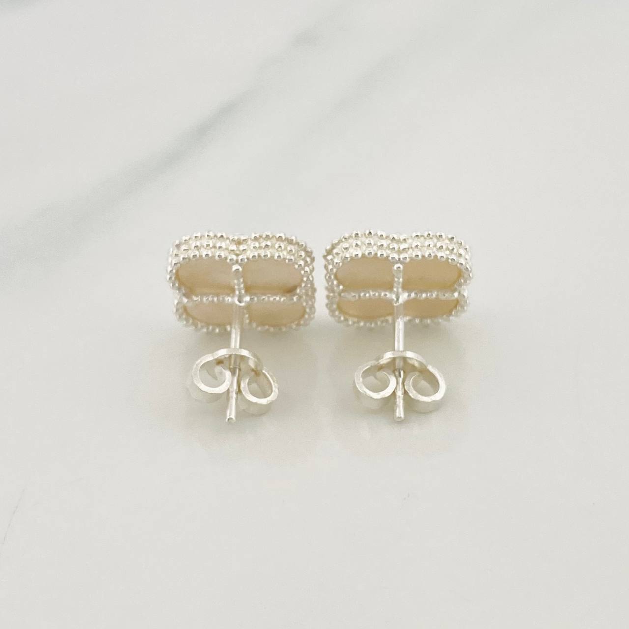 Clover Stud Earrings 3.1g / in / 13.86mm Silver 925