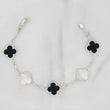 Modular Bracelet Classic Link Clover 8.6g / 7 3/4 in - 7 in / 2.89mm Silver 925