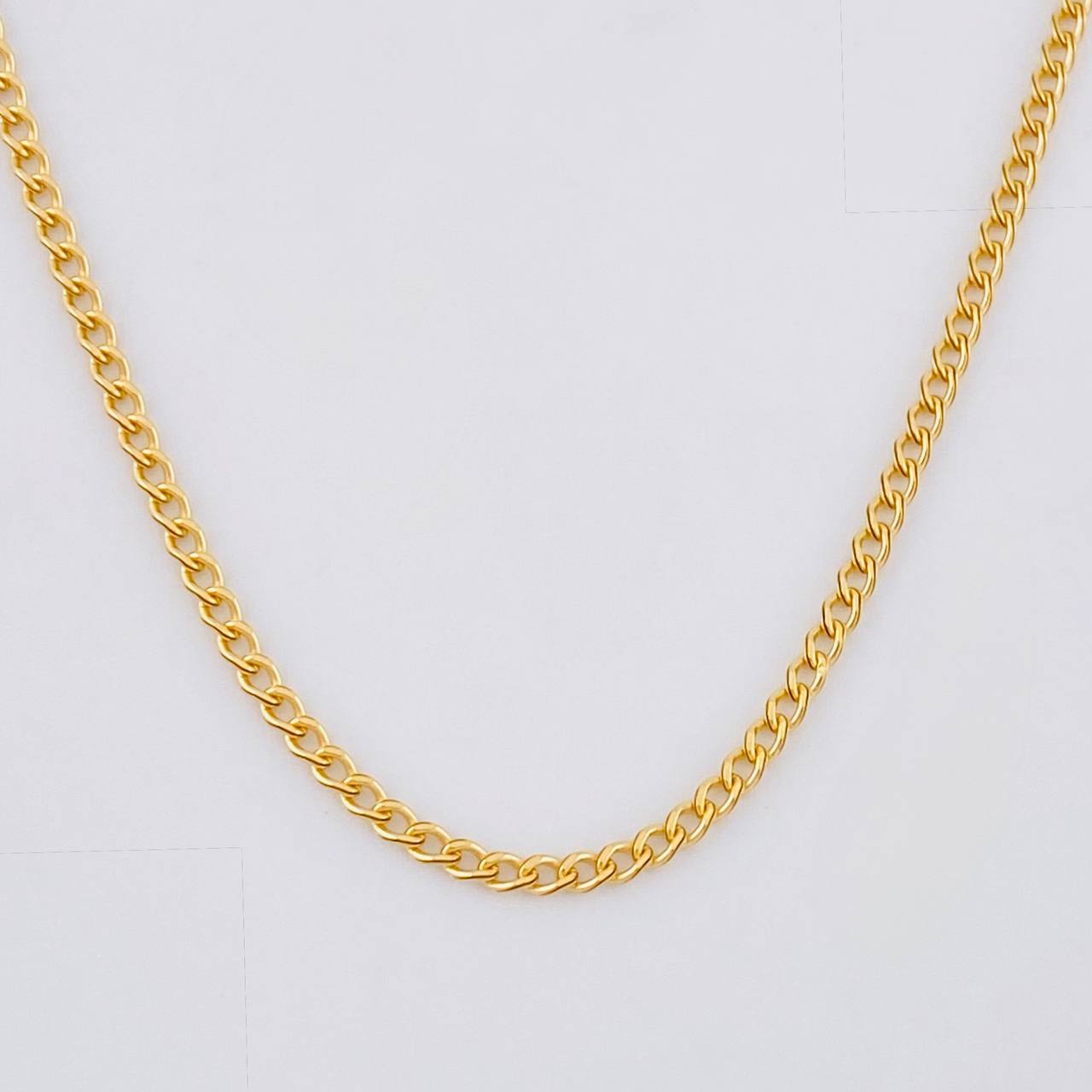 Cadena Cubana 1.3g / 20 in / 1.55mm Oro Amarillo 18K