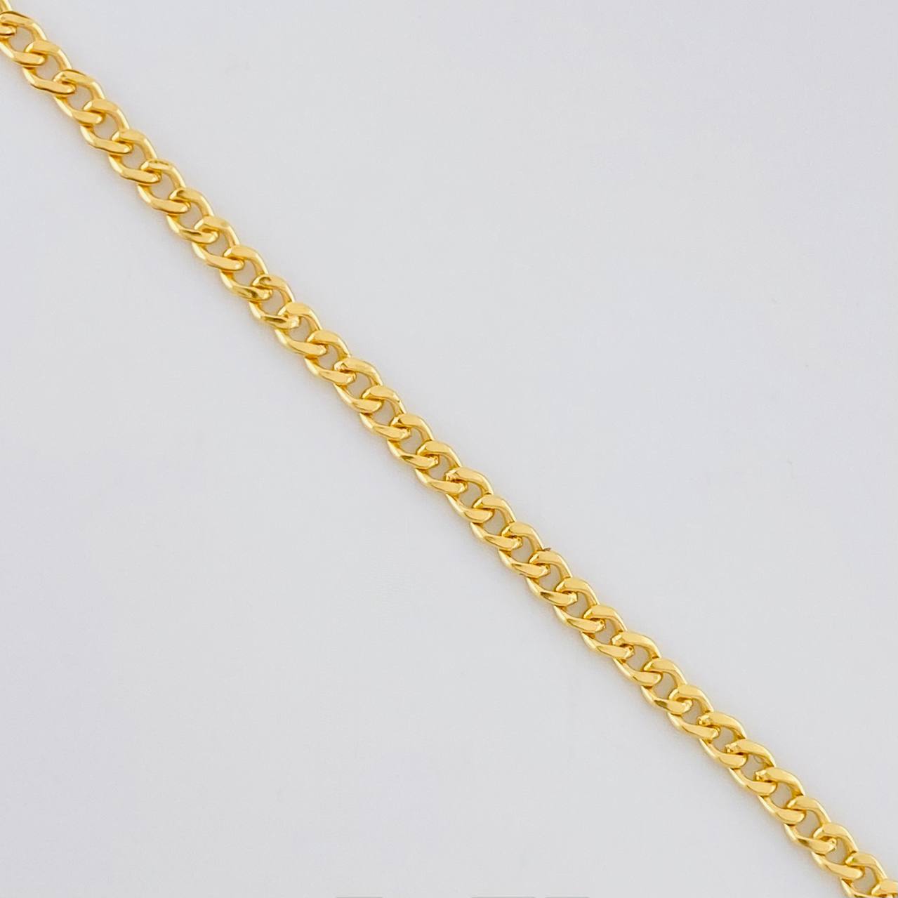 Cadena Mini Cubana 1.15g / 18 in / 1.6mm Oro Amarillo 18K