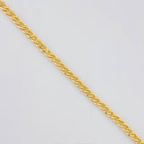 Cadena Mini Cubana 1.15g / 18 in / 1.6mm Oro Amarillo 18K
