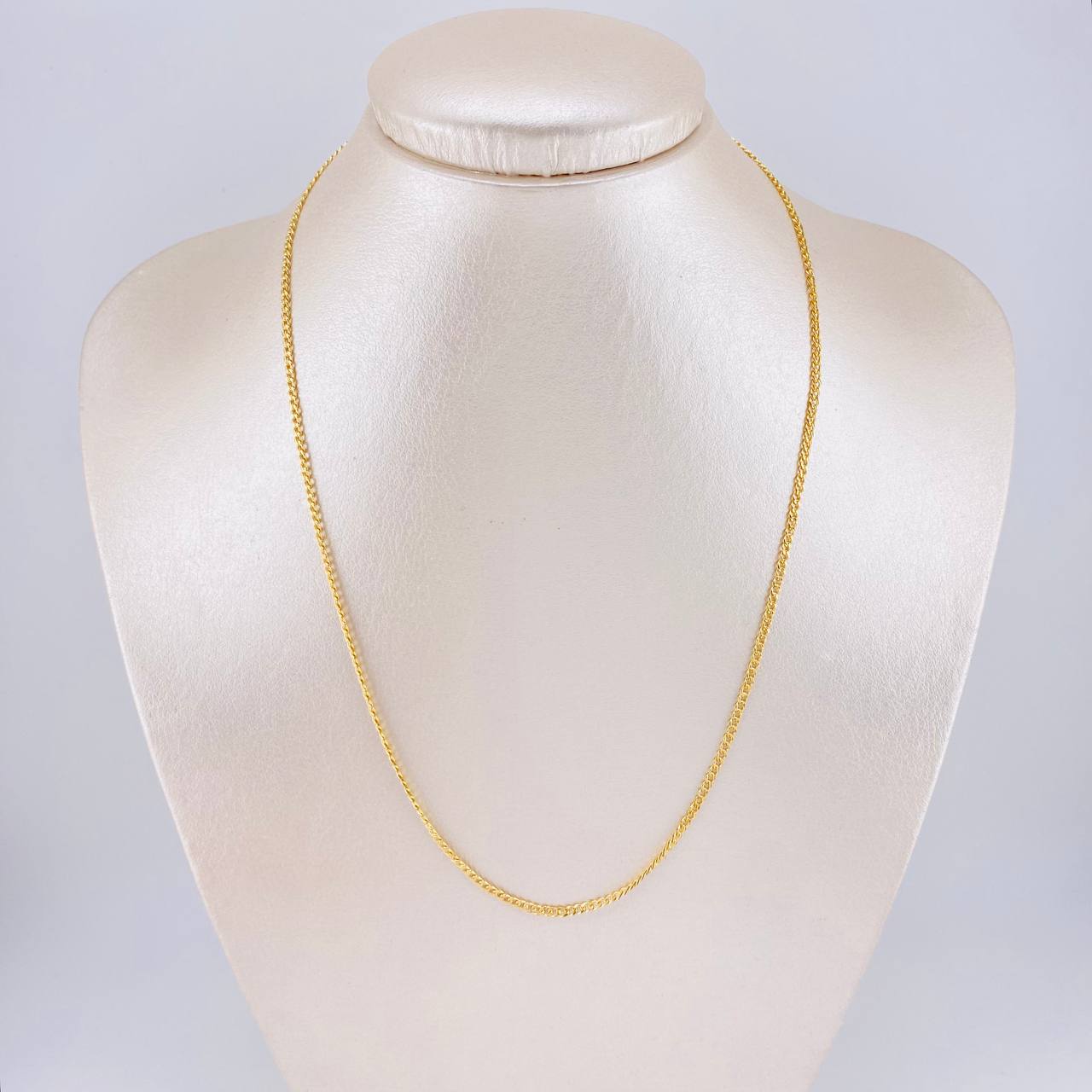 Cadena Mini Cubana 1.6g / 18 in / 1.9mm Oro Amarillo 18K