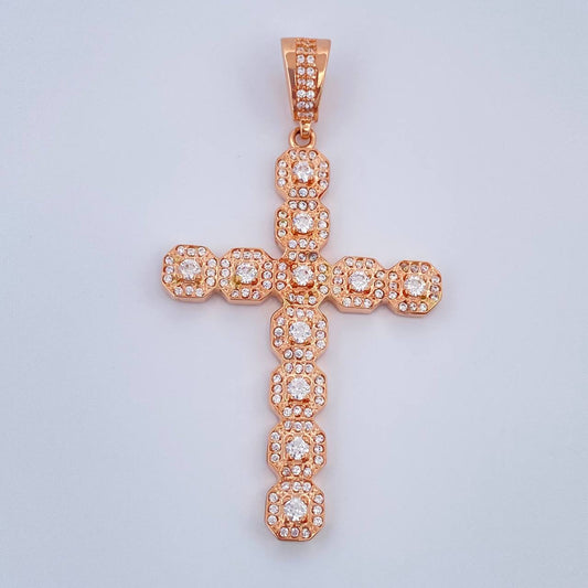 Dije Cruz 7.5gr / 2 1/4 in / Oro Rosa 18K $