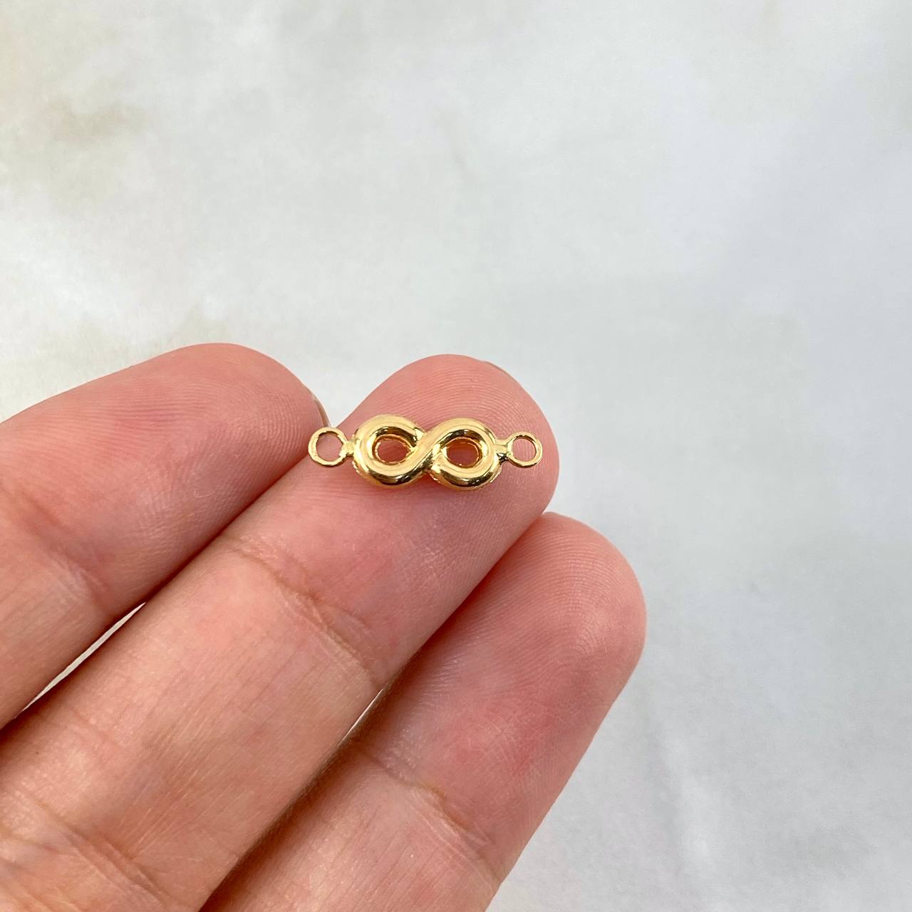 Herraje Infinito 0.25gr / 1/2 in / Oro Amarillo 18K !
