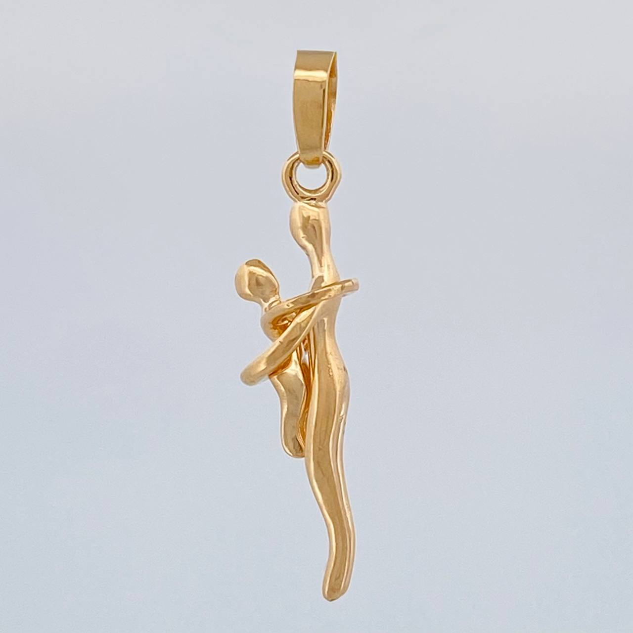 Dije Mamá e Hijo 2.9g / 1 1/2 in Oro Amarillo 18K