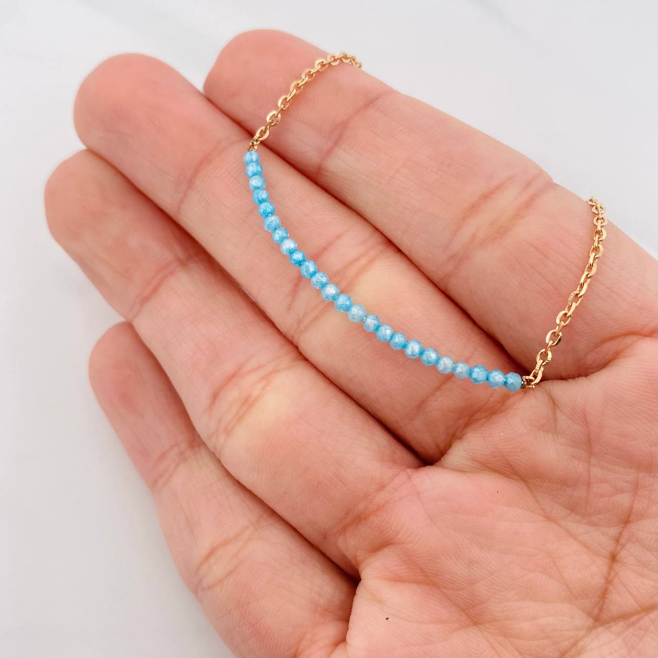 Classic Link Bracelet Beads 1.5g / 6 3/4 in / 1.36mm 18K Yellow Gold