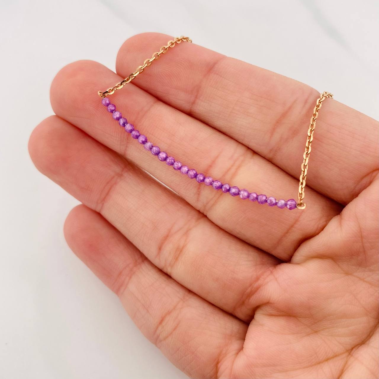 Classic Link Bracelet Beads 1.5g / 6 3/4 in / 1.4mm 18K Yellow Gold
