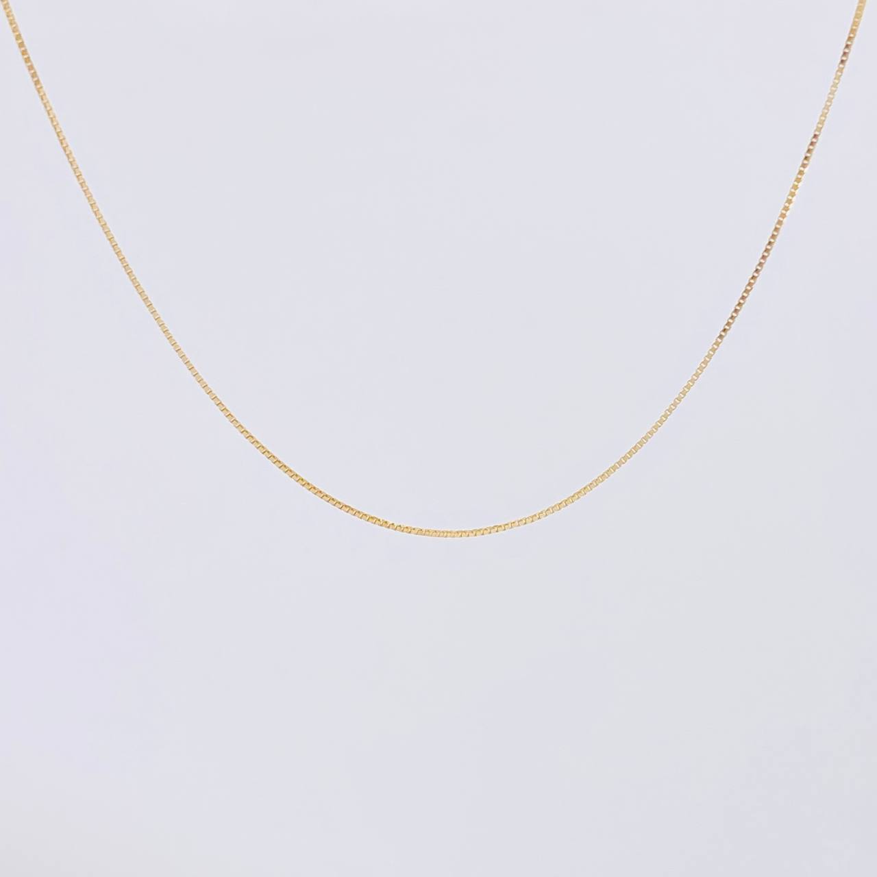 Cadena Veneciana 0.95g / 18 in / 0.5mm Oro Amarillo 18K