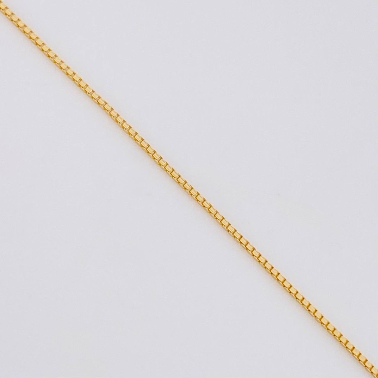 Cadena Veneciana 0.95g / 18 in / 0.5mm Oro Amarillo 18K