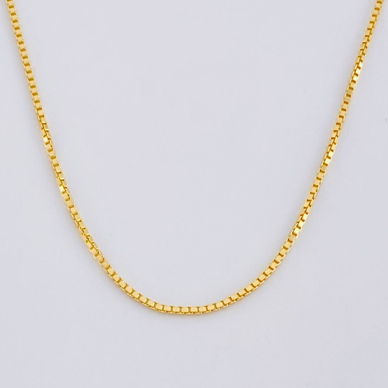 Cadena Veneciana 4g / 20 in / 1mm Oro Amarillo 18K