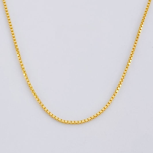 Cadena Veneciana 4g / 20 in / 1mm Oro Amarillo 18K