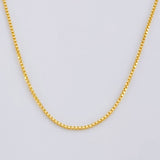 Cadena Veneciana 3.15g / 20 in / 1mm Oro Amarillo 18K