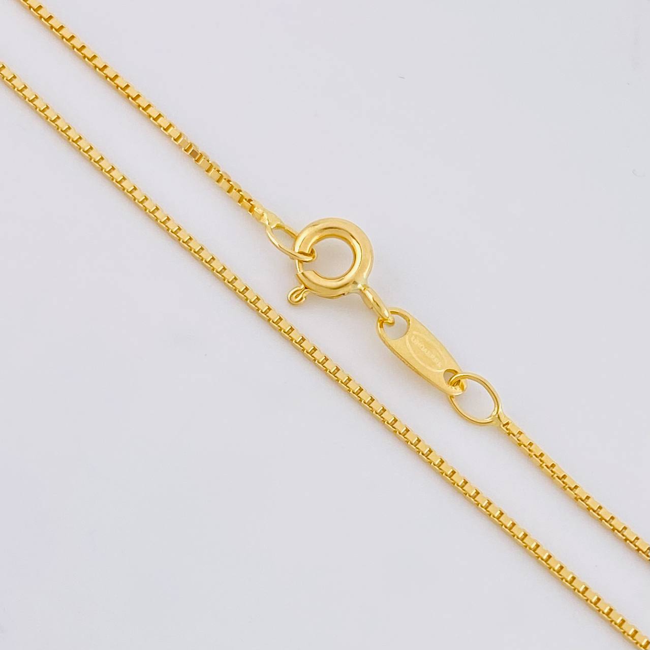Cadena Veneciana 3.15g / 20 in / 1mm Oro Amarillo 18K