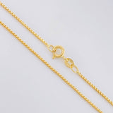 Cadena Veneciana 3.75g / 20 in / 1mm Oro Amarillo 18K