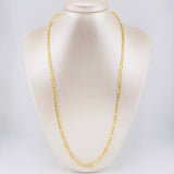 Figaro Chain 9.6g / 24 in / 4.1mm 18K Yellow Gold